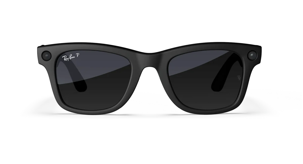 RAY-BAN | META WAYFARER Matte Black – Graphite