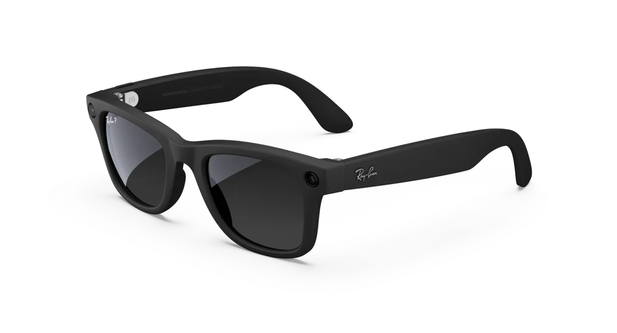 RAY-BAN | META WAYFARER Matte Black – Graphite