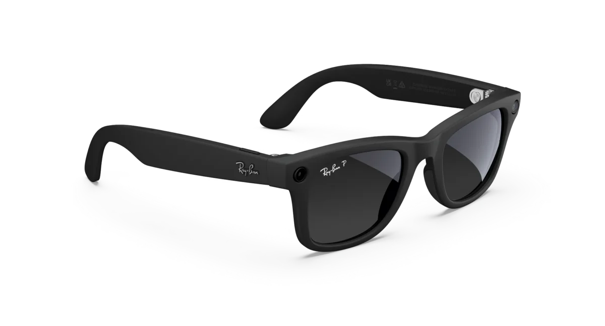 RAY-BAN | META WAYFARER Matte Black – Graphite